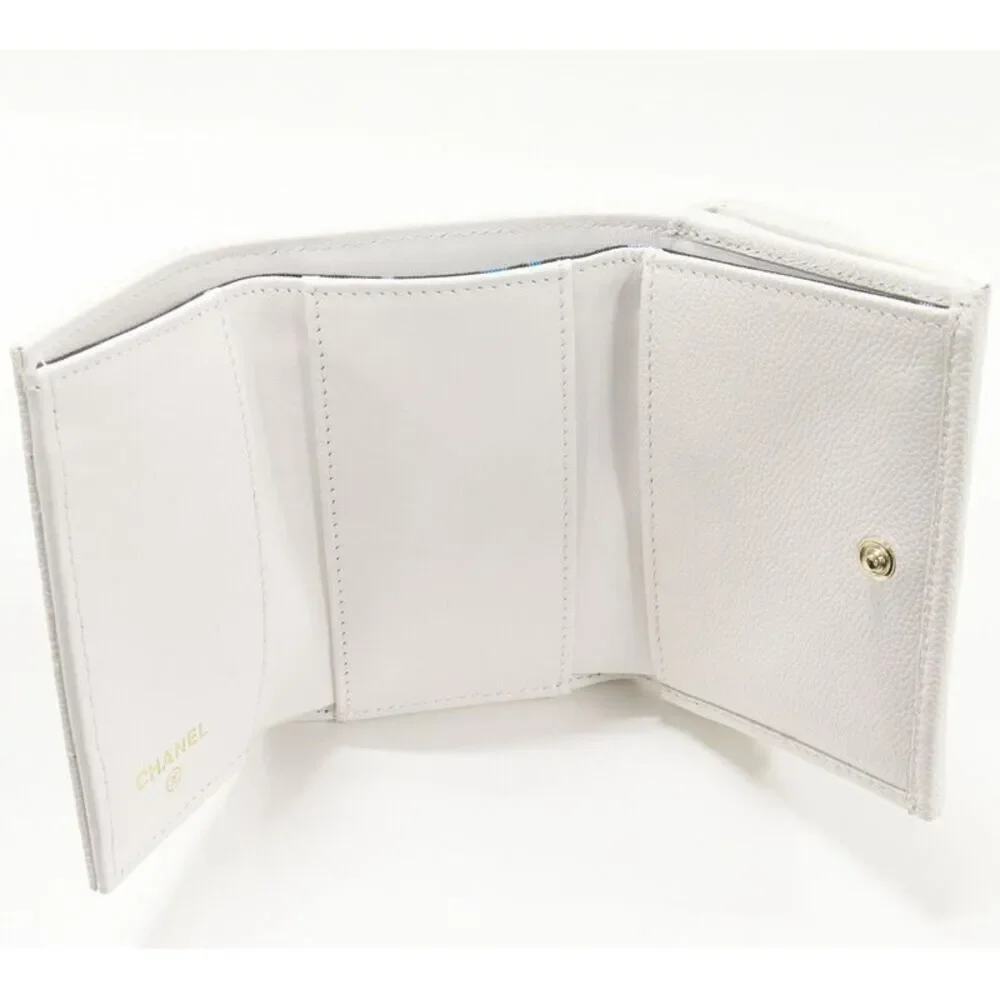 Chanel Grained Shiny Calfskin Classic Small Flap Wallet AP0230